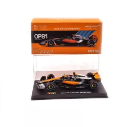   McLaren MCL60 F1 #81 (2023) - GP-ul Marii Britanii 4 - Oscar Piastri - CU PILOT - BBurago - 1:43