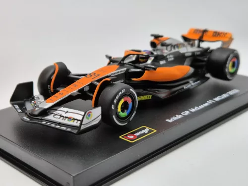 McLaren MCL60 F1 #81 (2023) - GP-ul Marii Britanii 4 - Oscar Piastri - CU PILOT - BBurago - 1:43