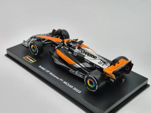 McLaren MCL60 F1 #81 (2023) - GP-ul Marii Britanii 4 - Oscar Piastri - CU PILOT - BBurago - 1:43