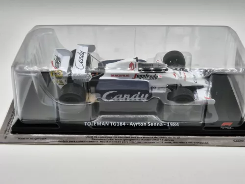 Toleman Hart TG184 F1 #19 (1984) - Ayrton Senna - Edicola - 1:24