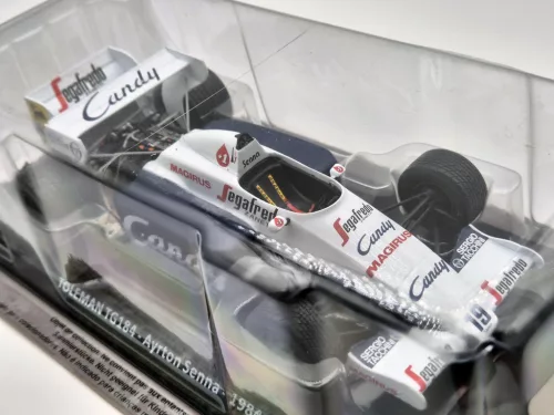 Toleman Hart TG184 F1 #19 (1984) - Ayrton Senna - Edicola - 1:24