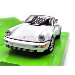 Porsche 964 turbo (2009) - alb - Welly - 1:24