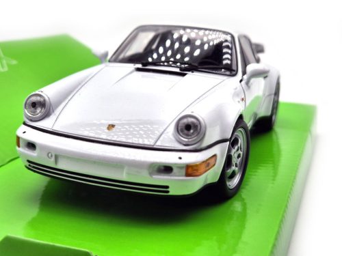 Porsche 964 turbo (2009) - alb - Welly - 1:24