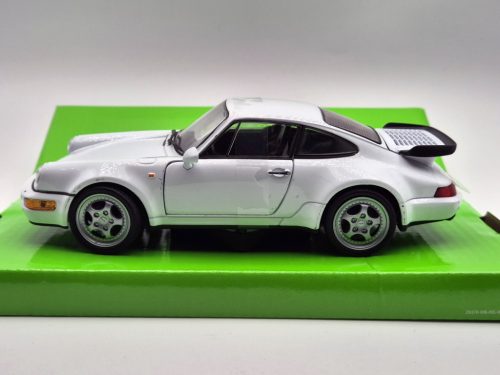 Porsche 964 turbo (2009) - alb - Welly - 1:24