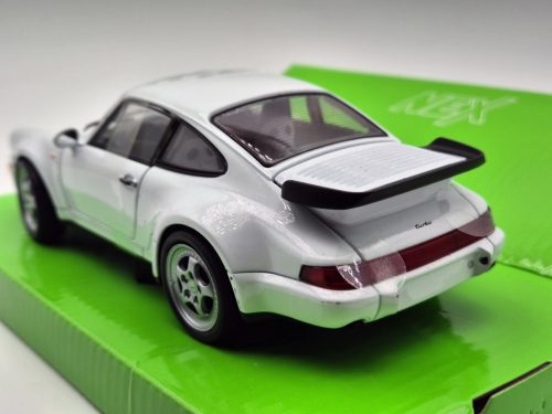 Porsche 964 turbo (2009) - alb - Welly - 1:24