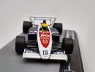 Toleman TG184 F1 #19 (1984) - Marele Premiu al Marii Britanii - Ayrton Senna - CU PILOT - Edicola - 1:43