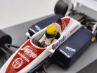 Toleman TG184 F1 #19 (1984) - Marele Premiu al Marii Britanii - Ayrton Senna - CU PILOT - Edicola - 1:43