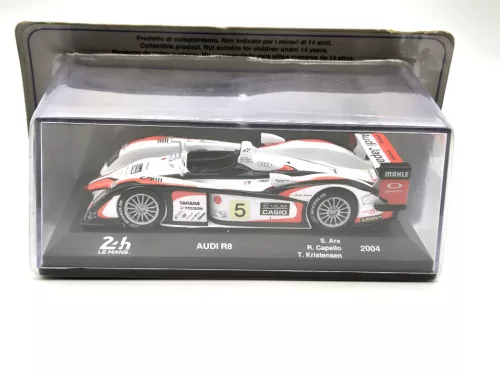 Audi R8 #5 24h Le Mans (2004) - S. Ara - R. Capello - T. Kristensen - Edicola - 1:43