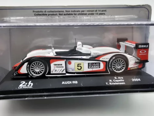 Audi R8 #5 24h Le Mans (2004) - S. Ara - R. Capello - T. Kristensen - Edicola - 1:43