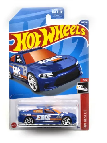 Hot Wheels Dodge Charger SRT (2015) - HW Rescue 6/10 - 206/250 - card lungă