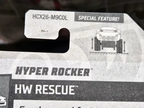 Hot Wheels Hyper Rocker - HW Rescue 1/10 - 120/250 - card lungă