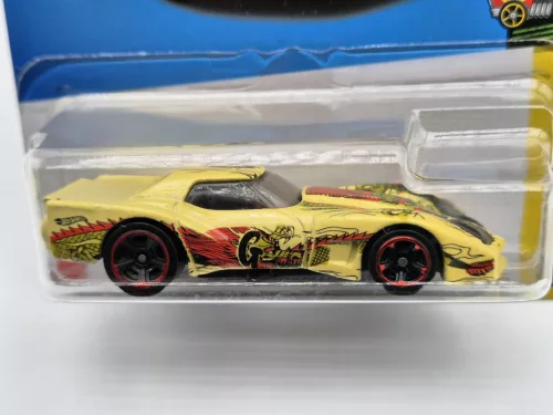 Hot Wheels Greenwood Corvette (1976) - HW Art Cars 7/10 - 65/250 - card lungă