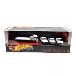   Set dioramă Nissan Skyline #14 - Skyline 2000 GT-R, Skyline C210, Skyline HT 2000 GT-X, vehicul de transport Nissan