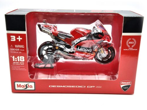 MotoGP - Ducati Desmomedici GP22 #63 (2022) motor - Francesco Bagnaia - Maisto - 1:18
