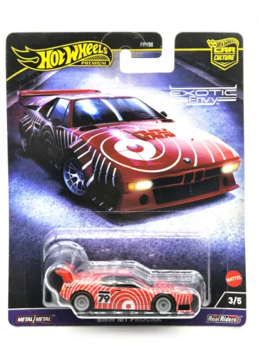Hot Wheels Premium - Car Culture Exotic Envy - BMW M1 Procar - Hot Wheels - 1:64