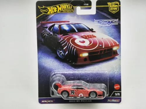 Hot Wheels Premium - Car Culture Exotic Envy - BMW M1 Procar - Hot Wheels - 1:64