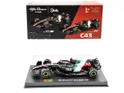 Alfa Romeo C43 F1 #77 (2023) - Monza Italia GP - Valtteri Bottas - CU PILOT - Bburago - 1:43