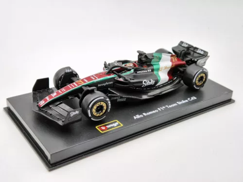 Alfa Romeo C43 F1 #77 (2023) - Monza Italia GP - Valtteri Bottas - CU PILOT - Bburago - 1:43