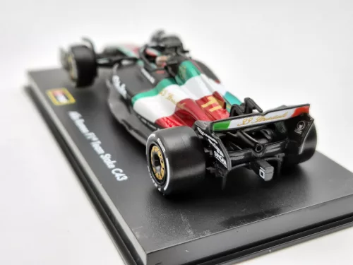 Alfa Romeo C43 F1 #77 (2023) - Monza Italia GP - Valtteri Bottas - CU PILOT - Bburago - 1:43