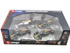 Set Red Bull F1 - 2023 RB19 Max Verstappen - 2023 RB19 Sergio Perez (Miami) - 2022 RB18 Max Verstappen - 2021 RB16B Max Verstappen (Turkish GP) - Bburago -1:43