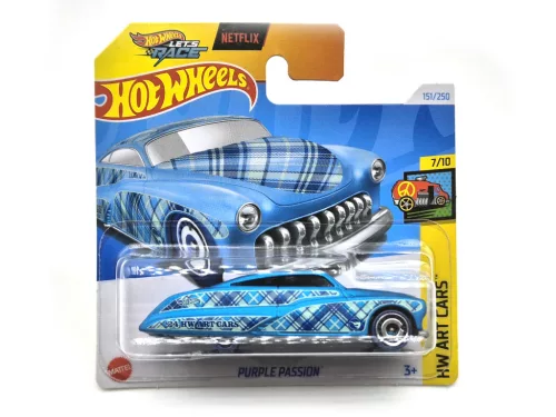 Hot Wheels Purple Passion - HW Art Cars 7/10 - 151/250 - Vânătoare de Comori - TH - Hot Wheels - 1:64