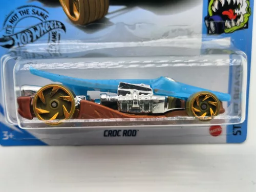 Hot Wheels Croc Rod (cupru/albastru) - Street Beasts 4/10 - 160/250 - cu card lung - Hot Wheels - 1:64