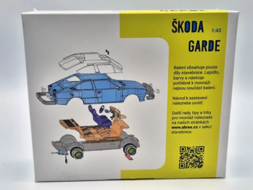 Skoda Garde (1982) - Abrex - 1:43 - kit de asamblare