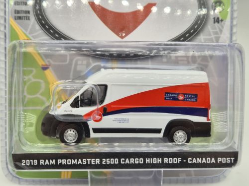 Fiat Ducato - Dodge RAM 2500 ProMaster (2019) - Canada Post - Greenlight - 1:64 1:64 mașinuță – cu mic defect 