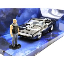   Dodge Charger-ul lui Dom (1970) - cu figurina Dom - Fast & Furious - Furios și iute - Jada - 1:24
