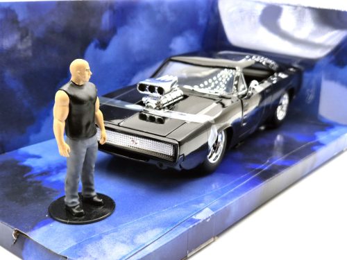 Dodge Charger-ul lui Dom (1970) - cu figurina Dom - Fast & Furious - Furios și iute - Jada - 1:24