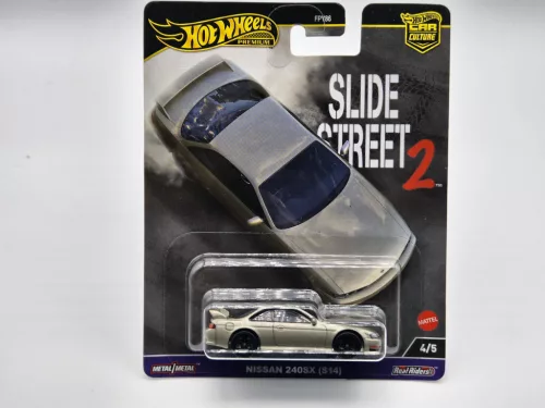 Hot Wheels Premium - Car Culture Slide Street 2 - Nissan 240SX (S14) - Hot Wheels - 1:64
