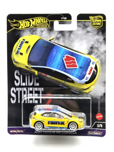 Hot Wheels Premium - Car Culture Slide Street 2 - Toyota GR Corolla (2023) - Ryan Tuerck drift - Hot Wheels - 1:64