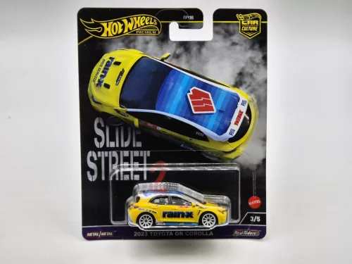Hot Wheels Premium - Car Culture Slide Street 2 - Toyota GR Corolla (2023) - Ryan Tuerck drift - Hot Wheels - 1:64