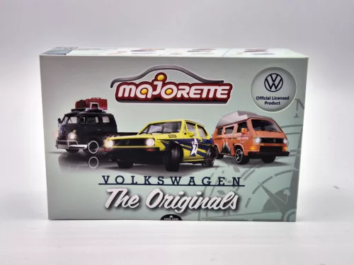 Set Volkswagen VW - VW Beetle   - VW T1 transportor - Majorette - 1:64