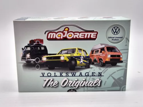 Set Volkswagen VW - VW T3 + VW T1 transporter - Majorette - 1:64