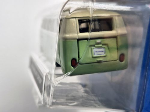 Volkswagen VW T1 transporter Samba Minibus - verde - Burago - 1:64