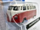 Volkswagen VW T1 transporter Samba Minibus - roșu - Burago - 1:64