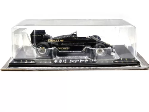 Lotus 97T Renault Turbo F1 #12 (1985) - Ayrton Senna - Edicola - 1:24
