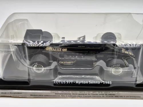 Lotus 97T Renault Turbo F1 #12 (1985) - Ayrton Senna - Edicola - 1:24