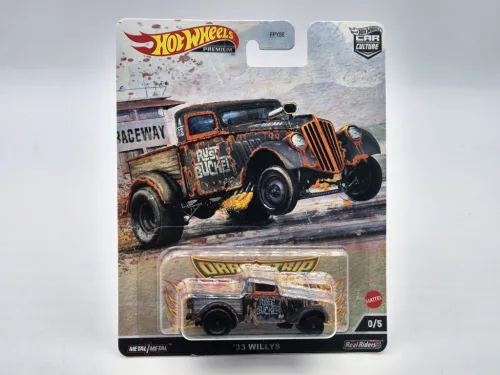 Hot Wheels Premium - Car Culture - Dragstrip - Willys (1933) - CHASE - Hot Wheels - 1:64