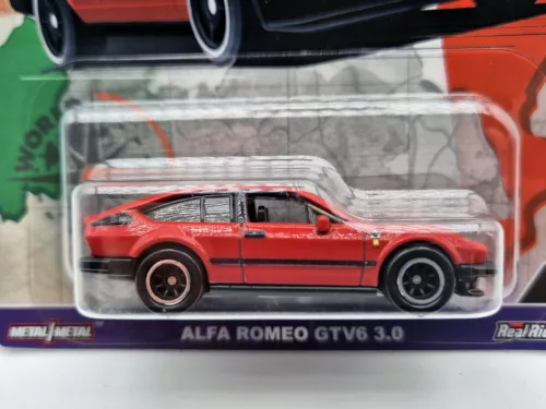 Hot Wheels Premium - Car Culture - World Tour - Alfa Romeo GTV6 3.0 - Hot Wheels - 1:64