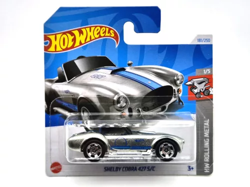 Hot Wheels Shelby Cobra 427 S/C - Rolling Metal - 181/250 - Hot Wheels - 1:64