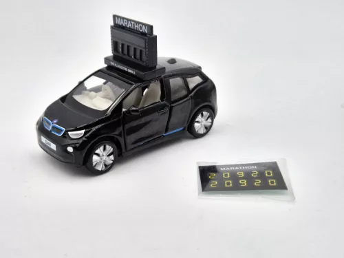BMW i3 Mașină de Maraton cu Ceas - Jucării Mici - 1:64