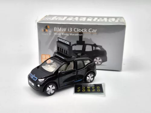BMW i3 Mașină de Maraton cu Ceas - Jucării Mici - 1:64