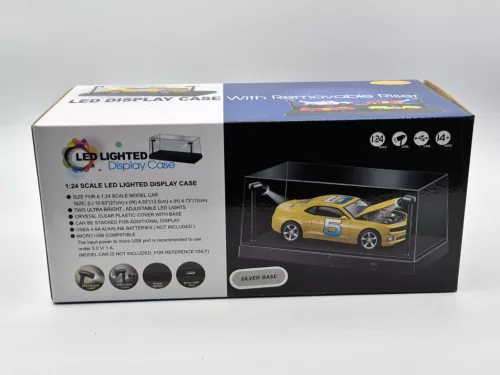 Vitrină / display pentru mașinuțe la scară 1:24 1:43 1:64 - cu iluminare LED