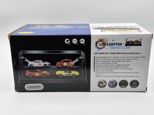 Vitrină / display pentru mașinuțe la scară 1:24 1:43 1:64 - cu iluminare LED