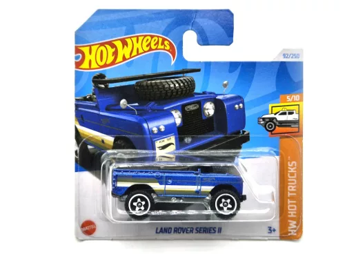 HW Land Rover Seria II - albastru - HW Hot Trucks 5/10 - 92/250 - Hot Wheels - 1:64