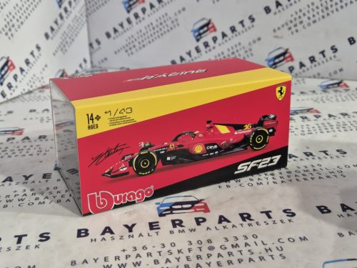 Ferrari SF-23 Echipa Scuderia F1 #16 (2023) - Monza - Charles Leclerc - CU PILOT - Bburago - 1:43