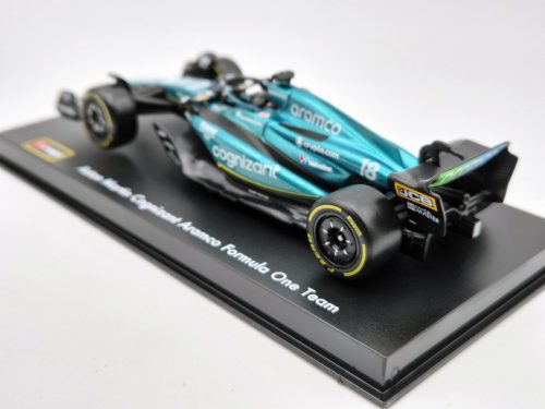 Aston Martin AMR23 F1 #18 (2023) - Lance Stroll - CU PILOT - Bburago - 1:43