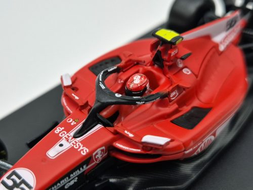 Ferrari SF-23 Echipa Scuderia F1 #55 (2023) - Las Vegas - Carlos Sainz - CU PILOT - Bburago - 1:43